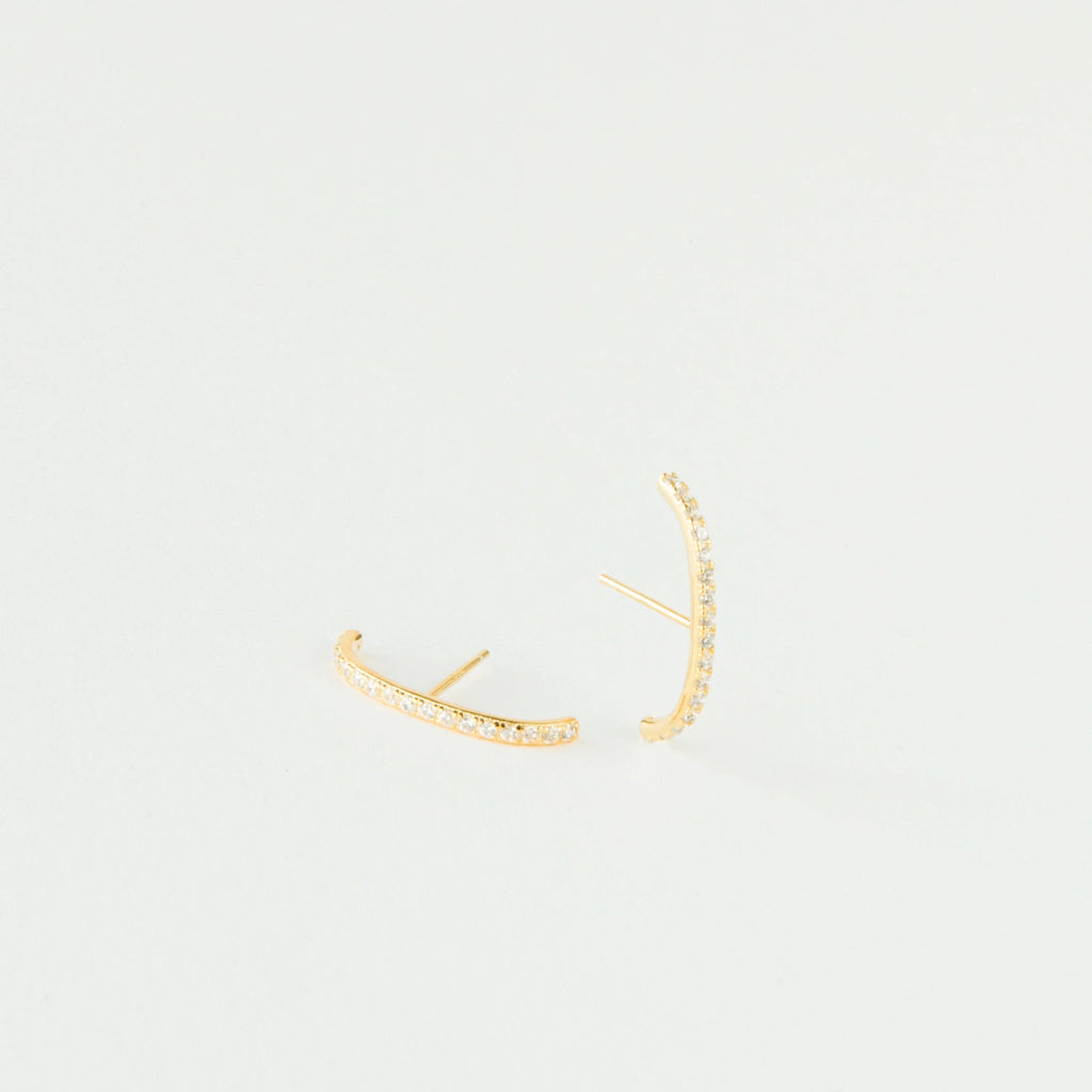 Pave Arc Studs