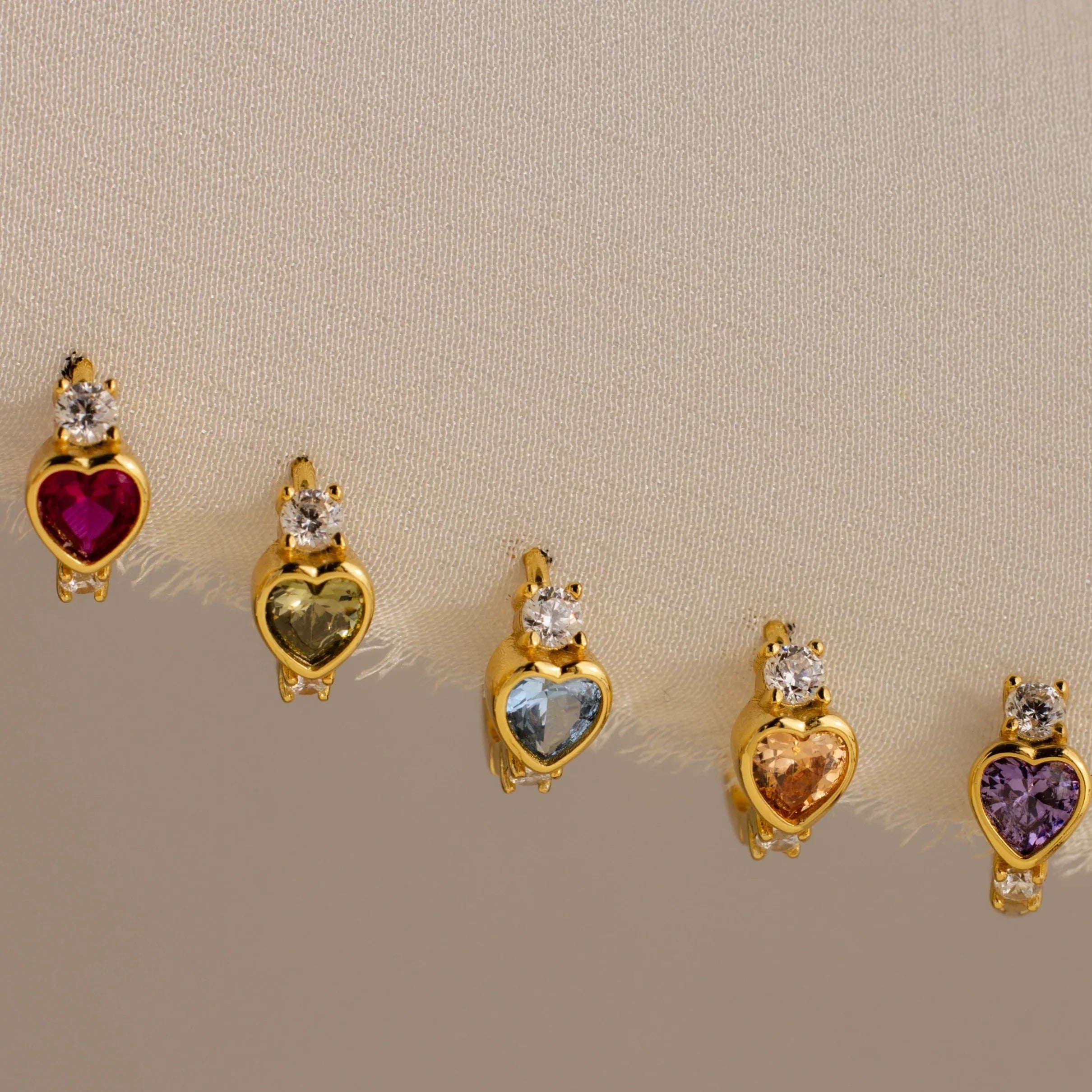 Luna Amethyst Hoops