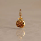 Birthstone Fruit Charm Silver 18K Gold Plated