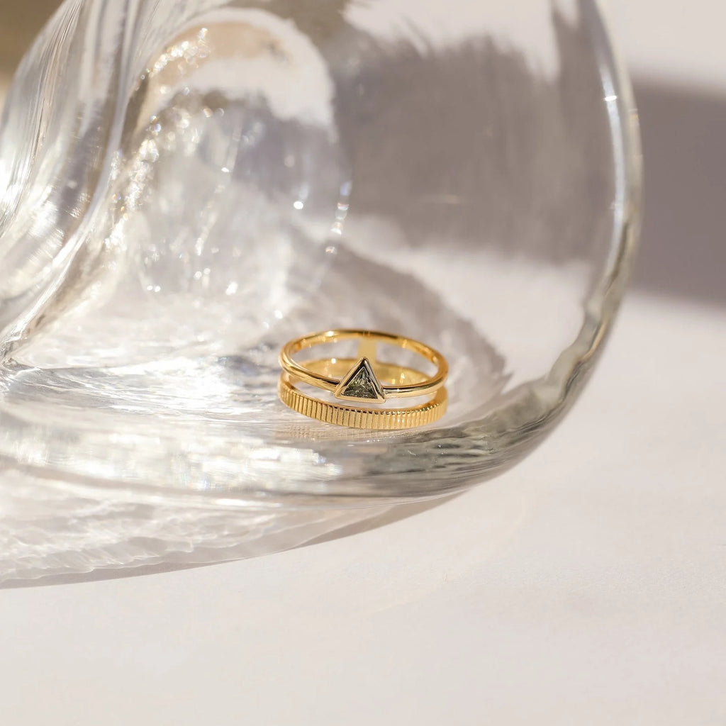 Jaida Peridot Duo Ring