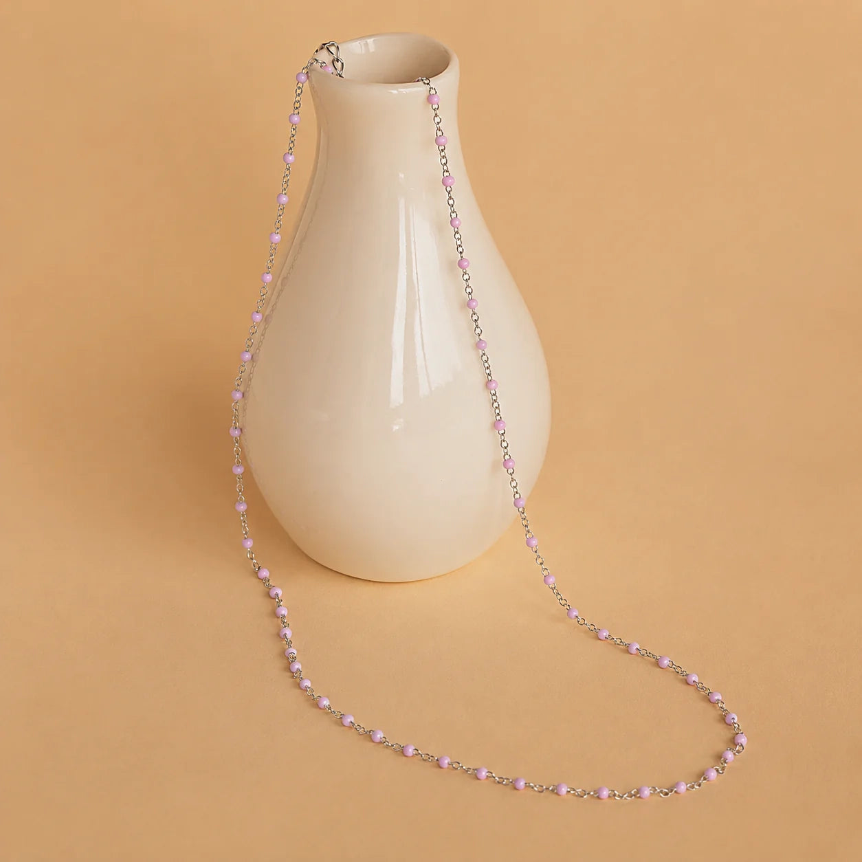 Pink Station Necklace