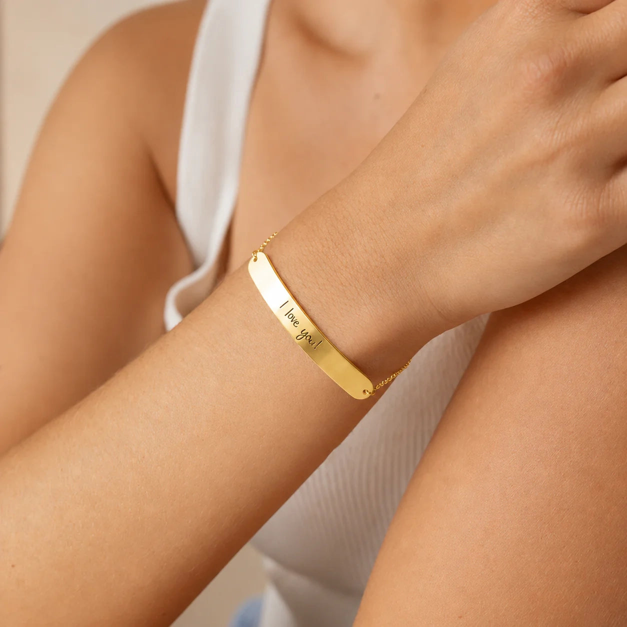 Slider Handwriting Bracelet