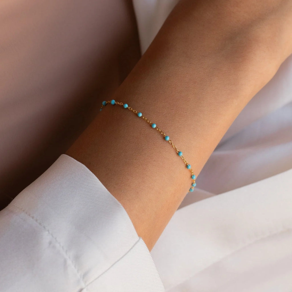 Turquoise Beaded Bracelet