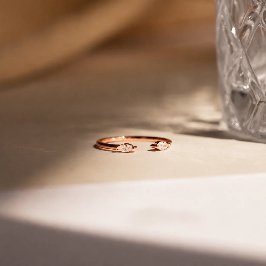Celeste Duo Marquise Ring