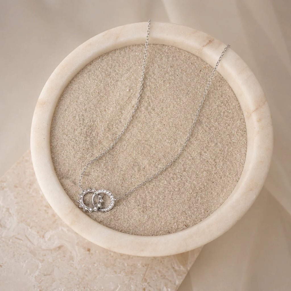 Sun & Moon Eternity Necklace