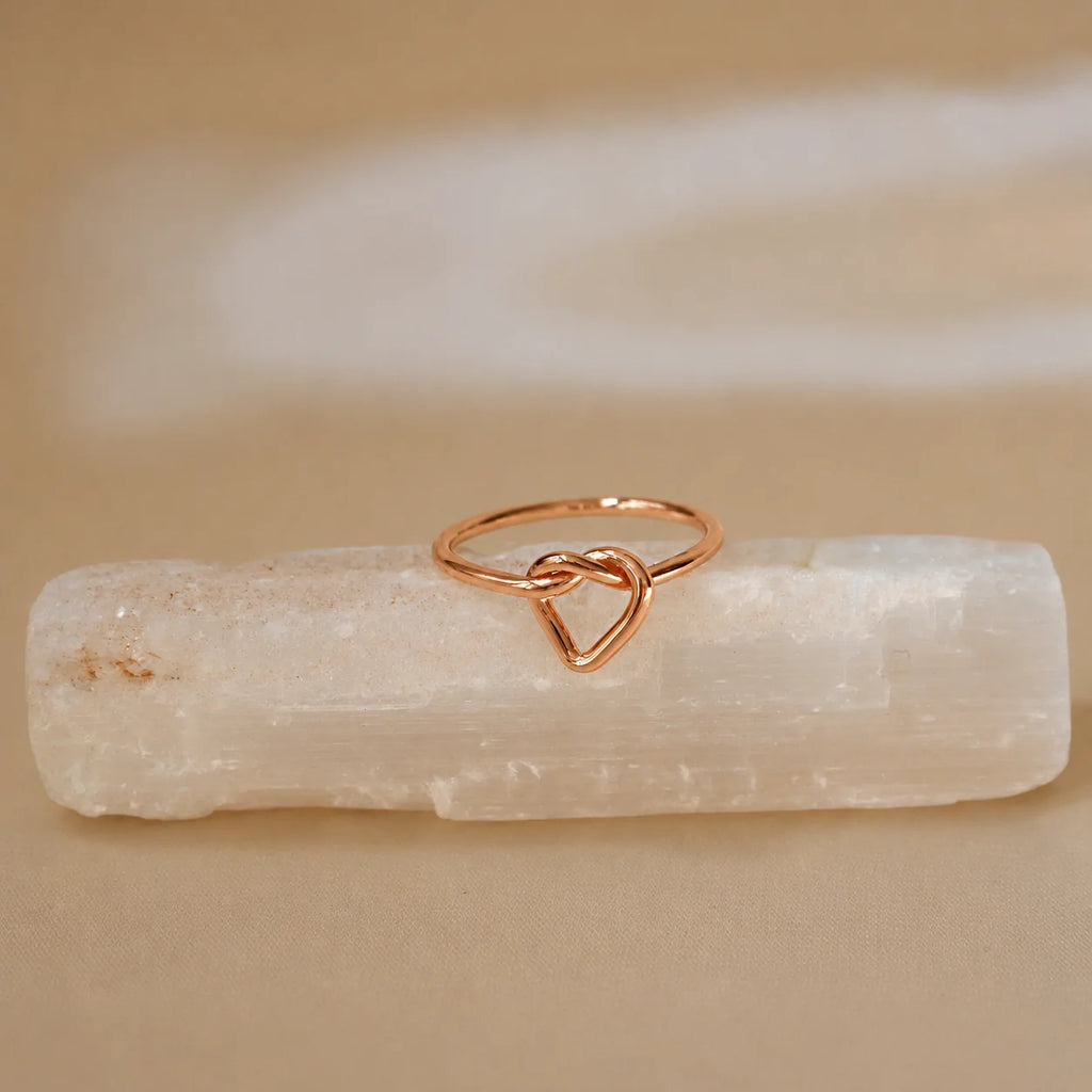 Love Heart Knot Ring