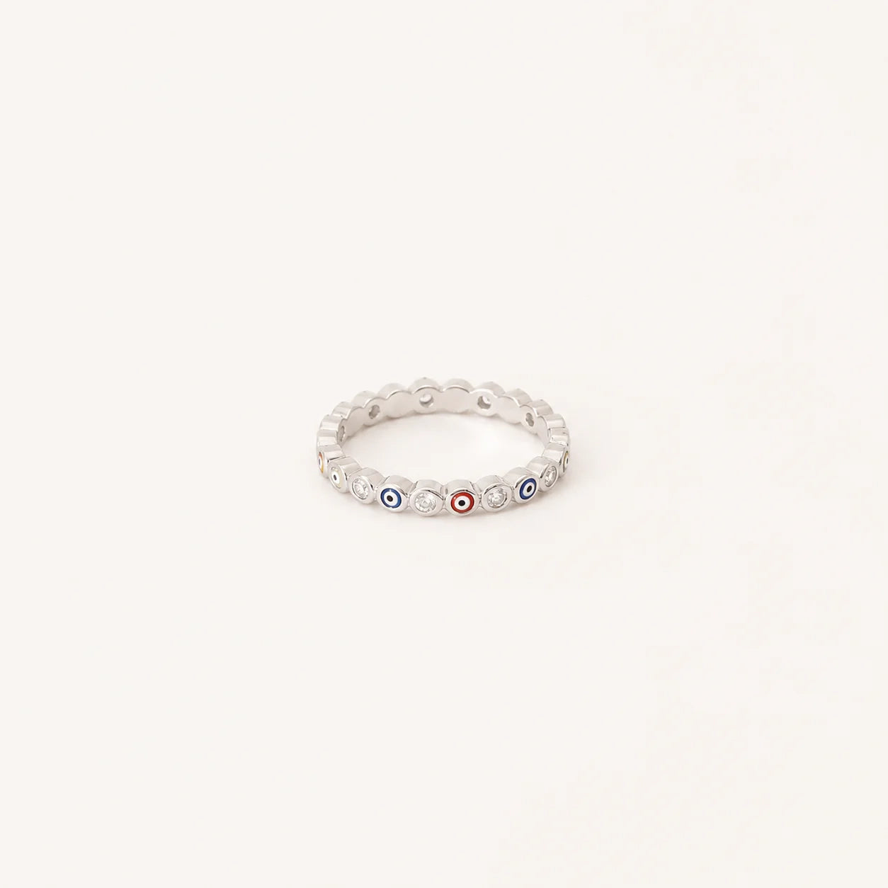 Guardian of Omens: The Rainbow Evil Eye Ring