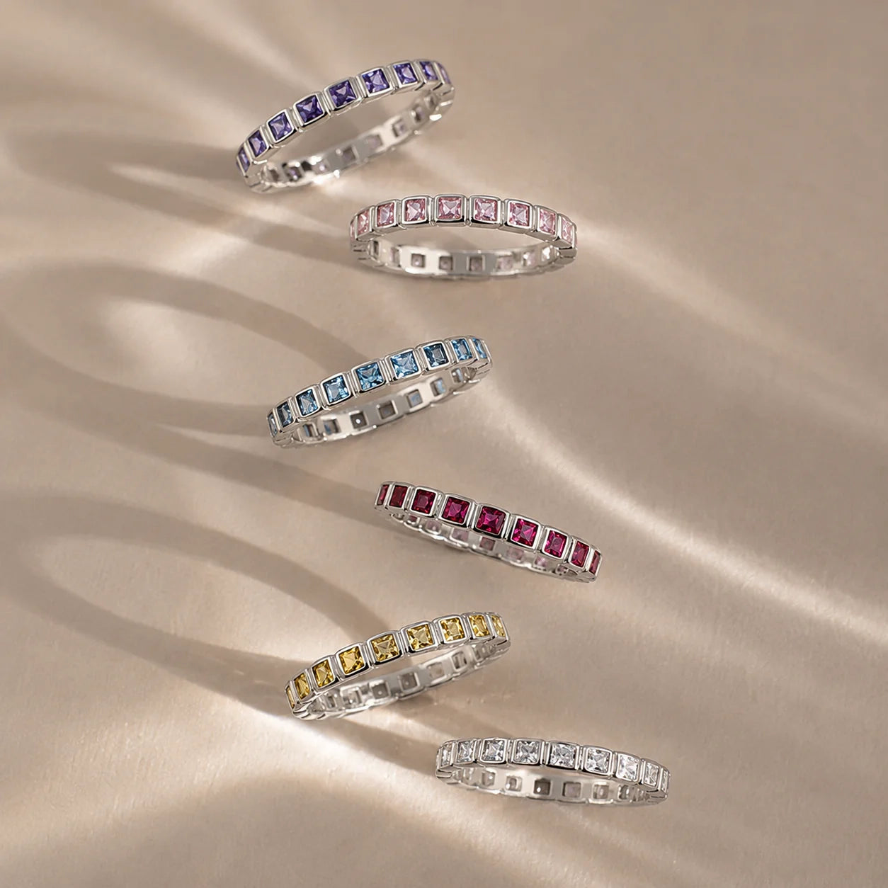 Alexandrite Infinity Bezel Ring