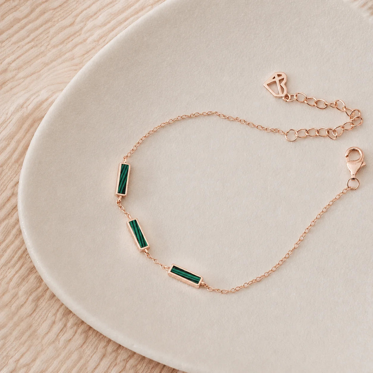 Malachite Bar Bracelet