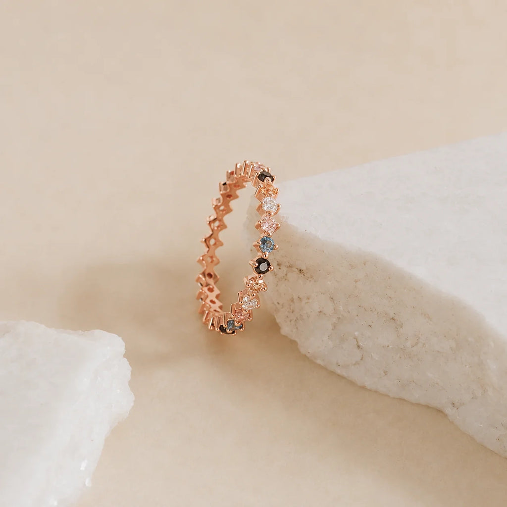 The Rainbow Crystal Ring