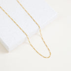 Essential Necklace Chains Silver 18K Gold Plated