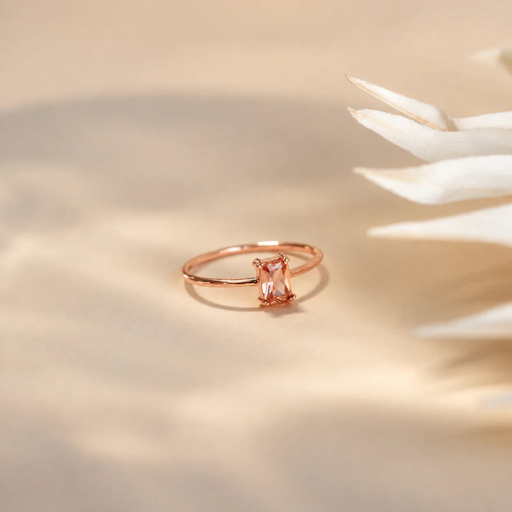 Luxurious Citrine Birthstone Ring for November Birthdays