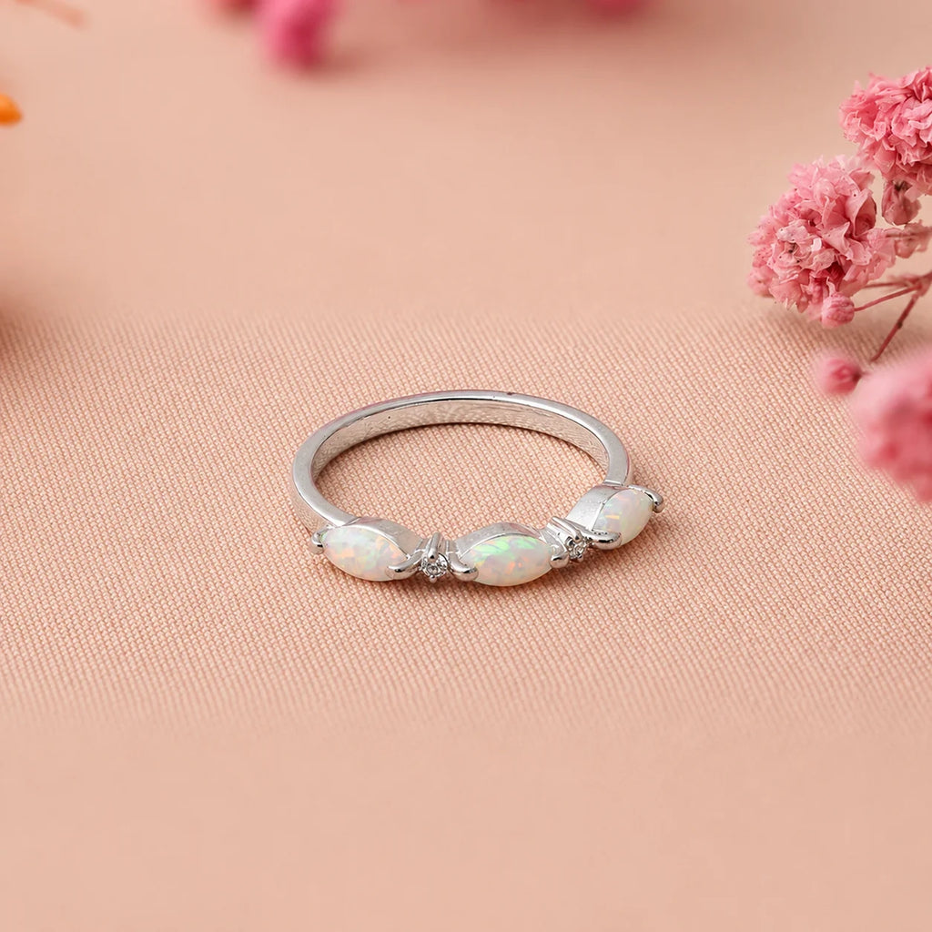 Alessia Trio Opal Ring