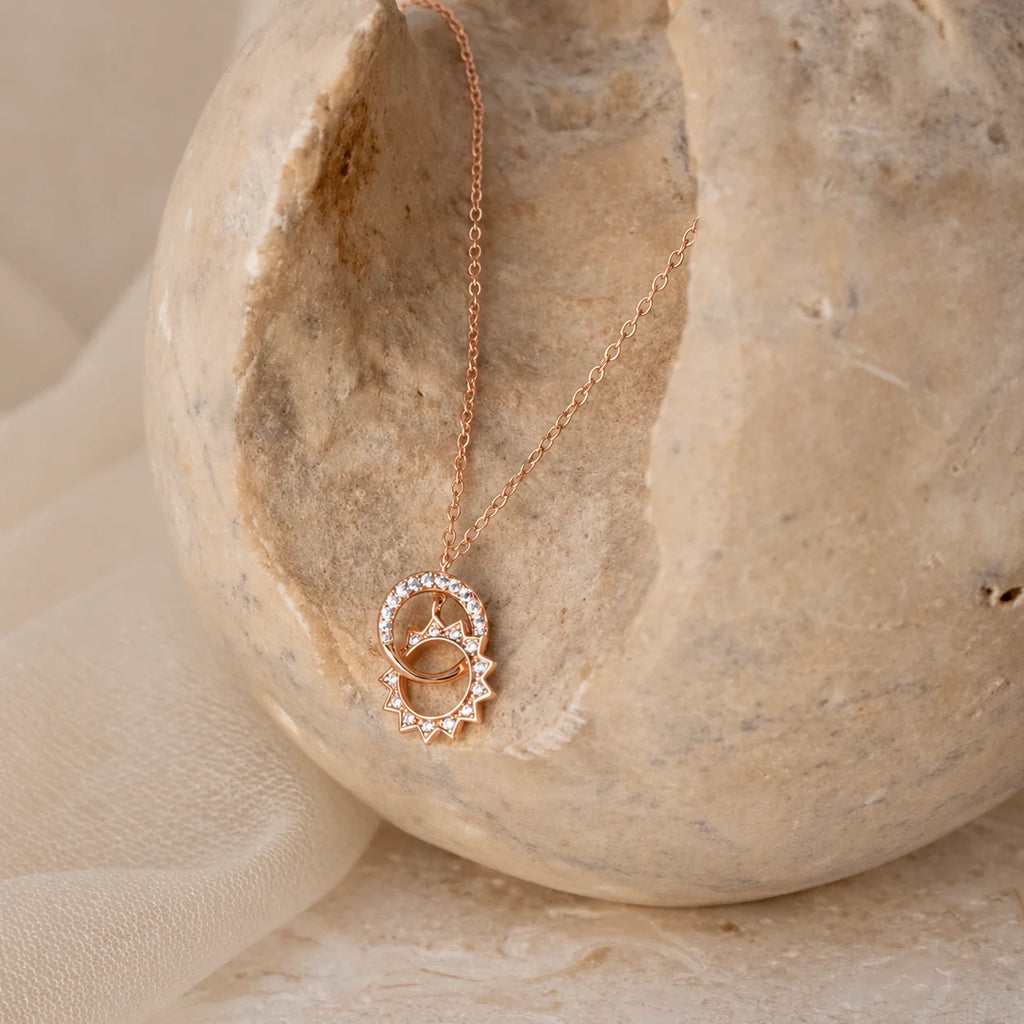 Sun & Moon Eternity Necklace