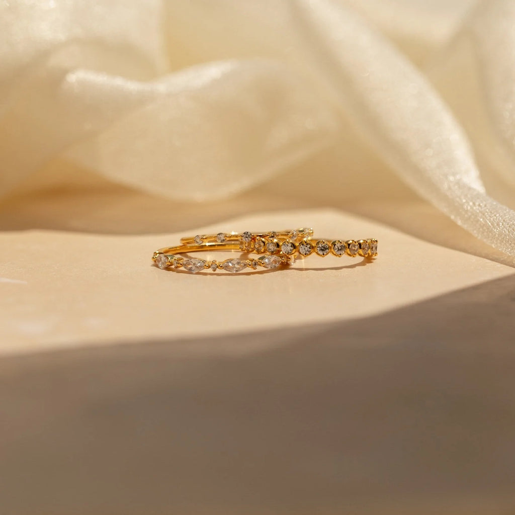 Diamond Stacking Ring Set
