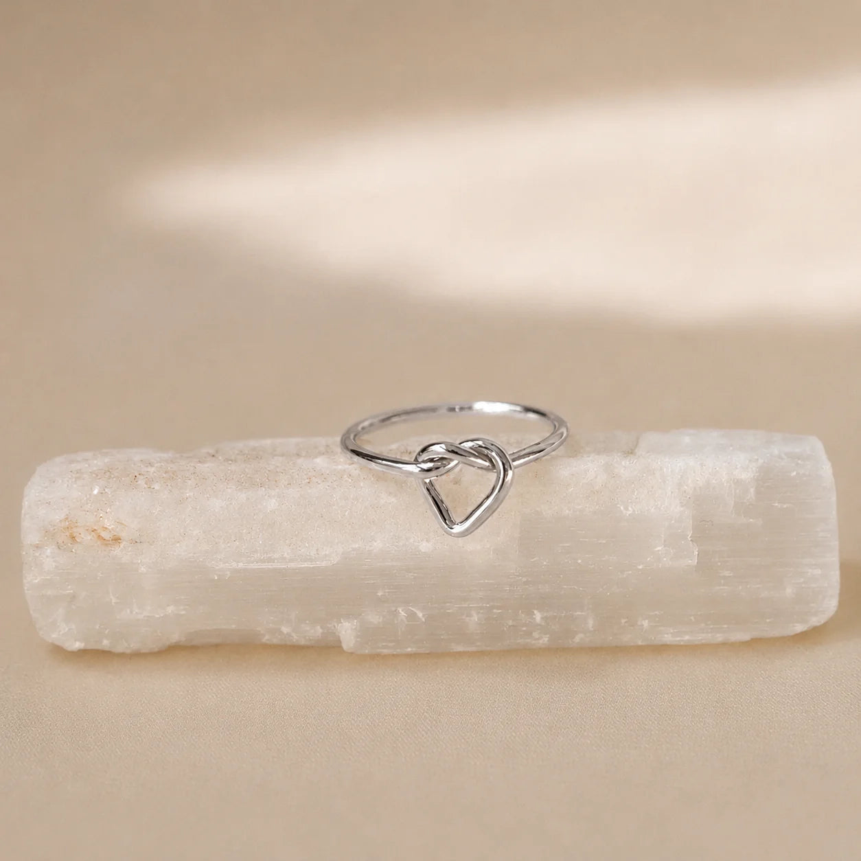 Love Heart Knot Ring