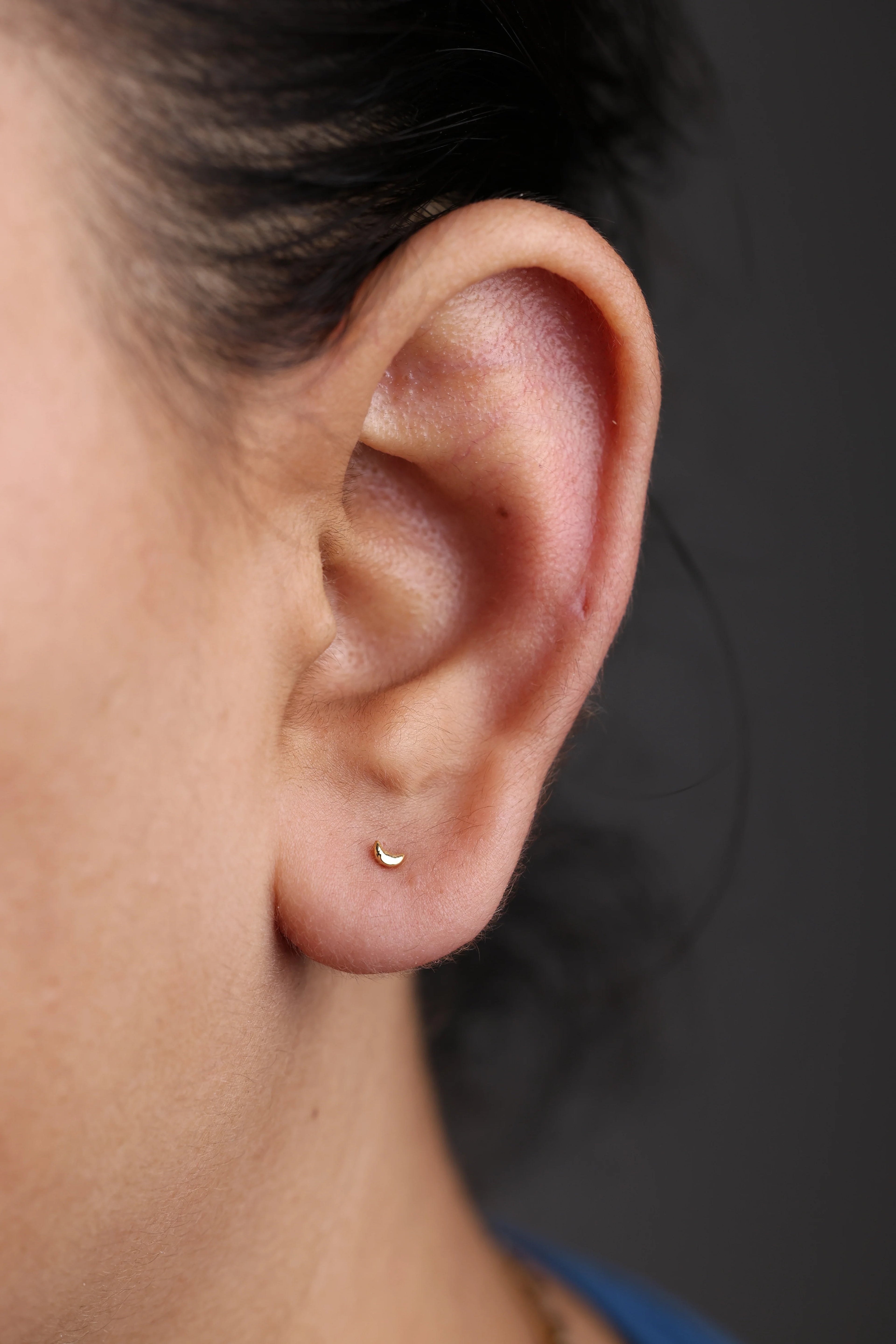 Tiny Moon & Star Studs
