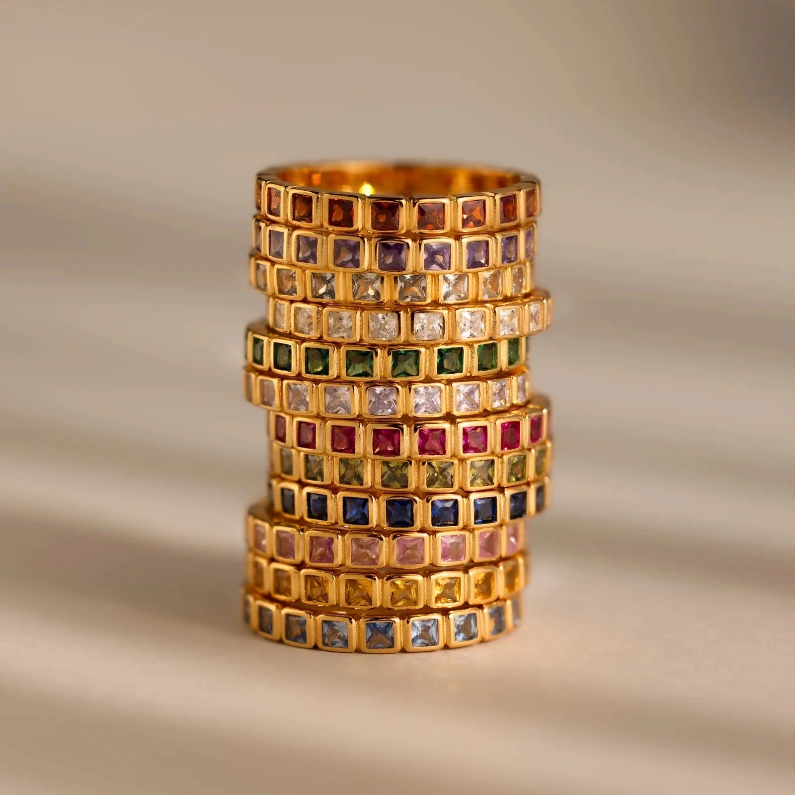 Alexandrite Infinity Bezel Ring