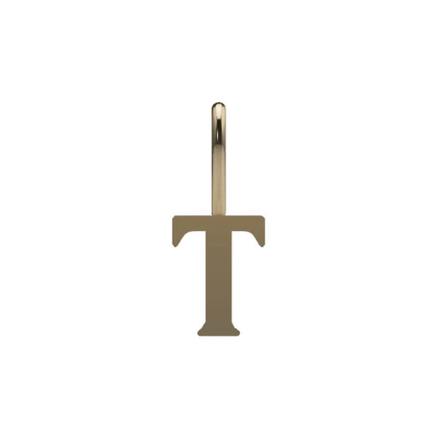 Serif Initial Pendant