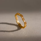 Staggered Marquise Birthstone Ring  Silver 18K Gold Plated