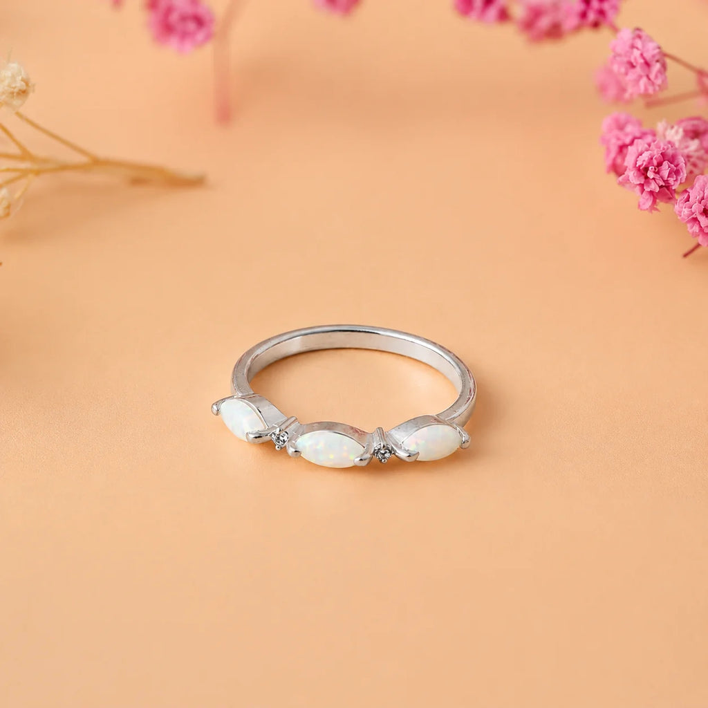 Alessia Trio Opal Ring