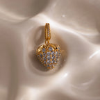 Birthstone Fruit Charm Silver 18K Gold Plated