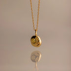 Mixed Birthstone Capsule Necklace Silver 18K Gold Plated