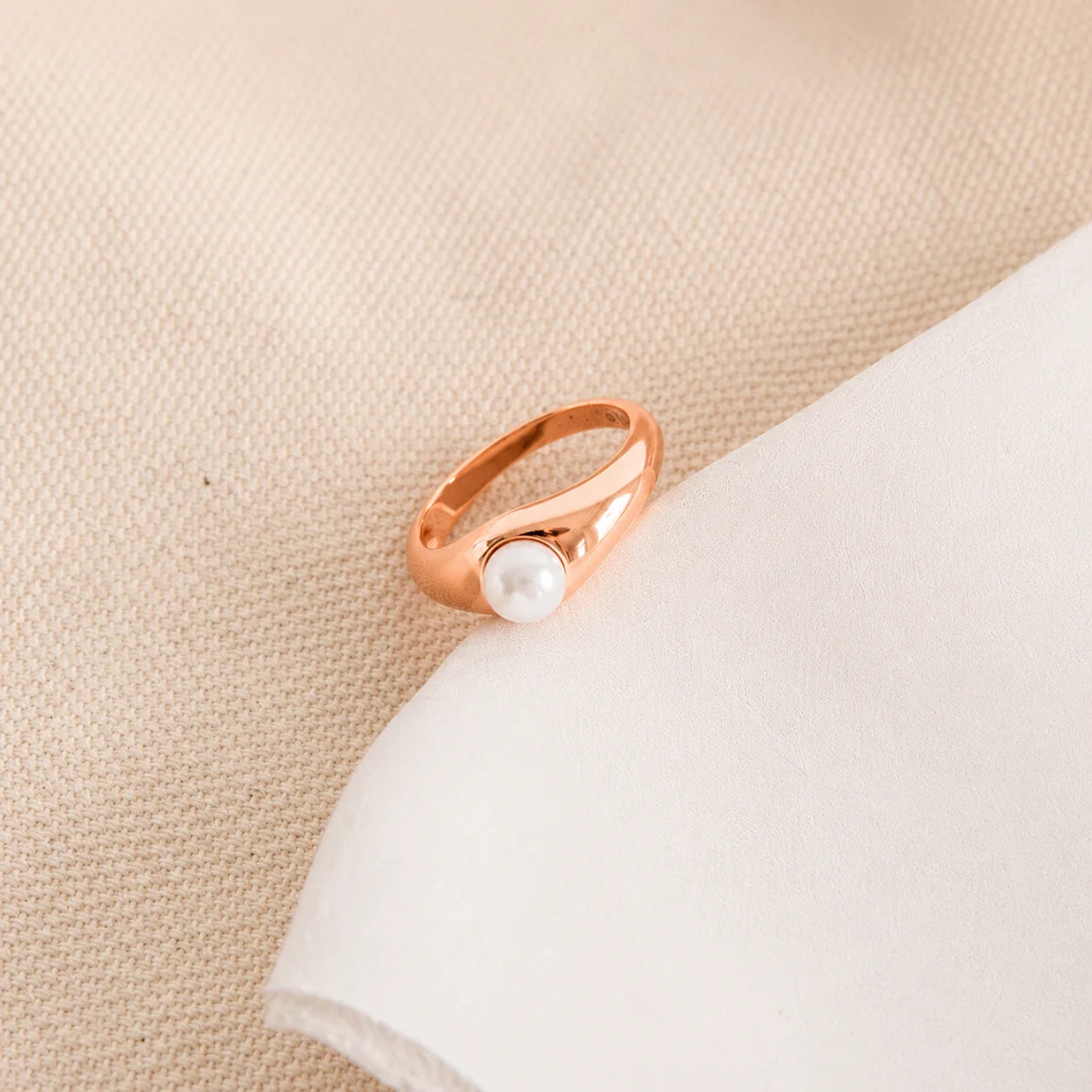 The Penelope Pearl Signet Ring