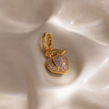 Birthstone Fruit Charm Silver 18K Gold Plated