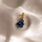 Birthstone Fruit Charm Silver 18K Gold Plated