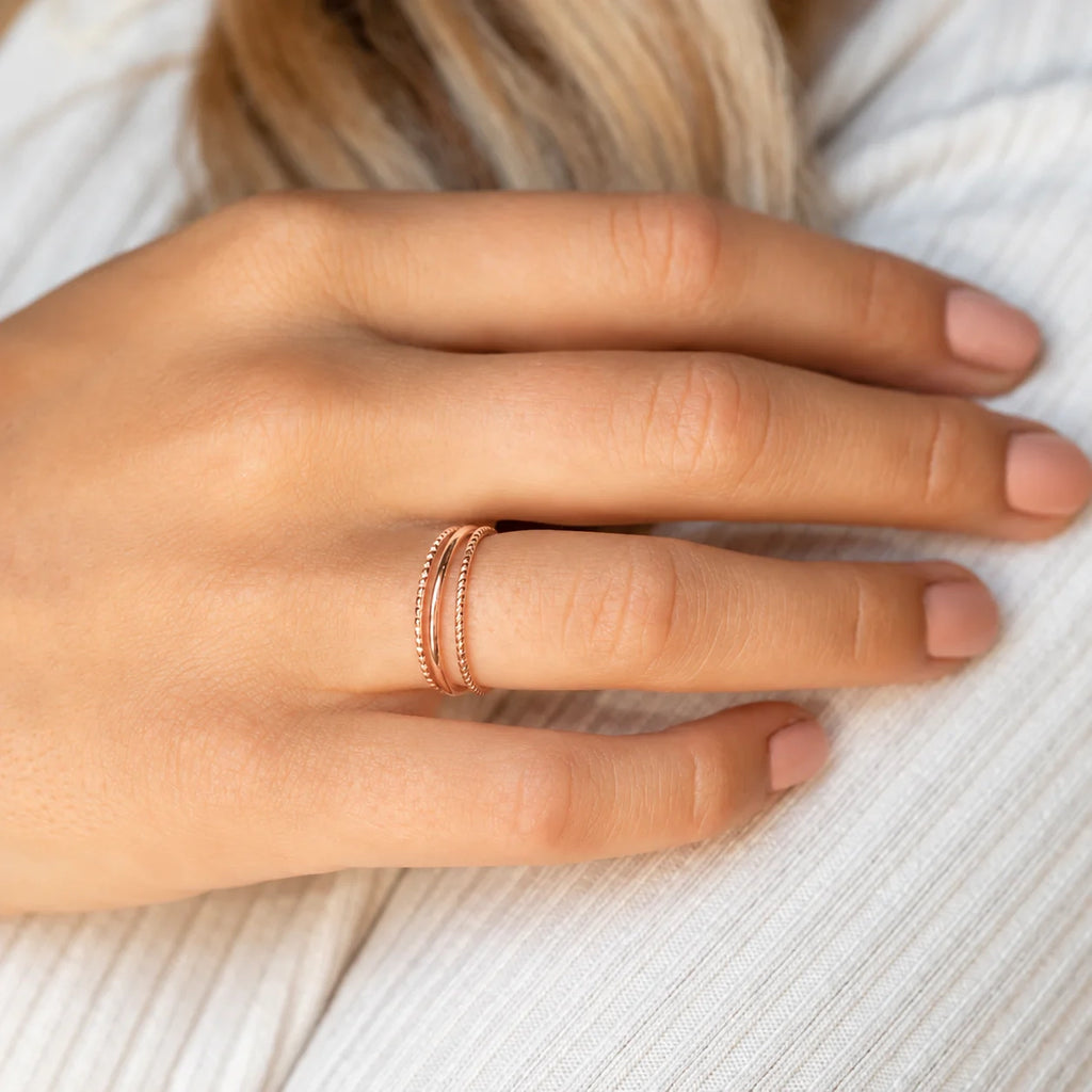 The Thin Stacking Rings Set