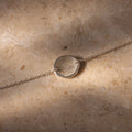Dainty Organic Fingerprint Bracelet  Silver 18K Gold Plated