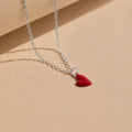 Little Red Heart Necklace