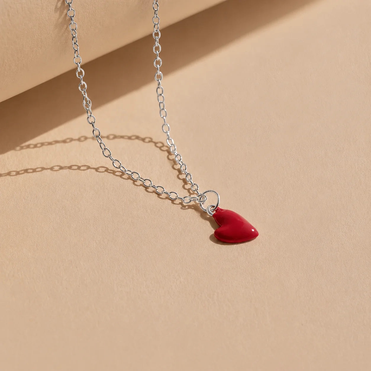 Little Red Heart Necklace