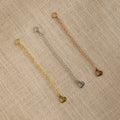 Chain Extender in Silver Silver 18K Gold Plated