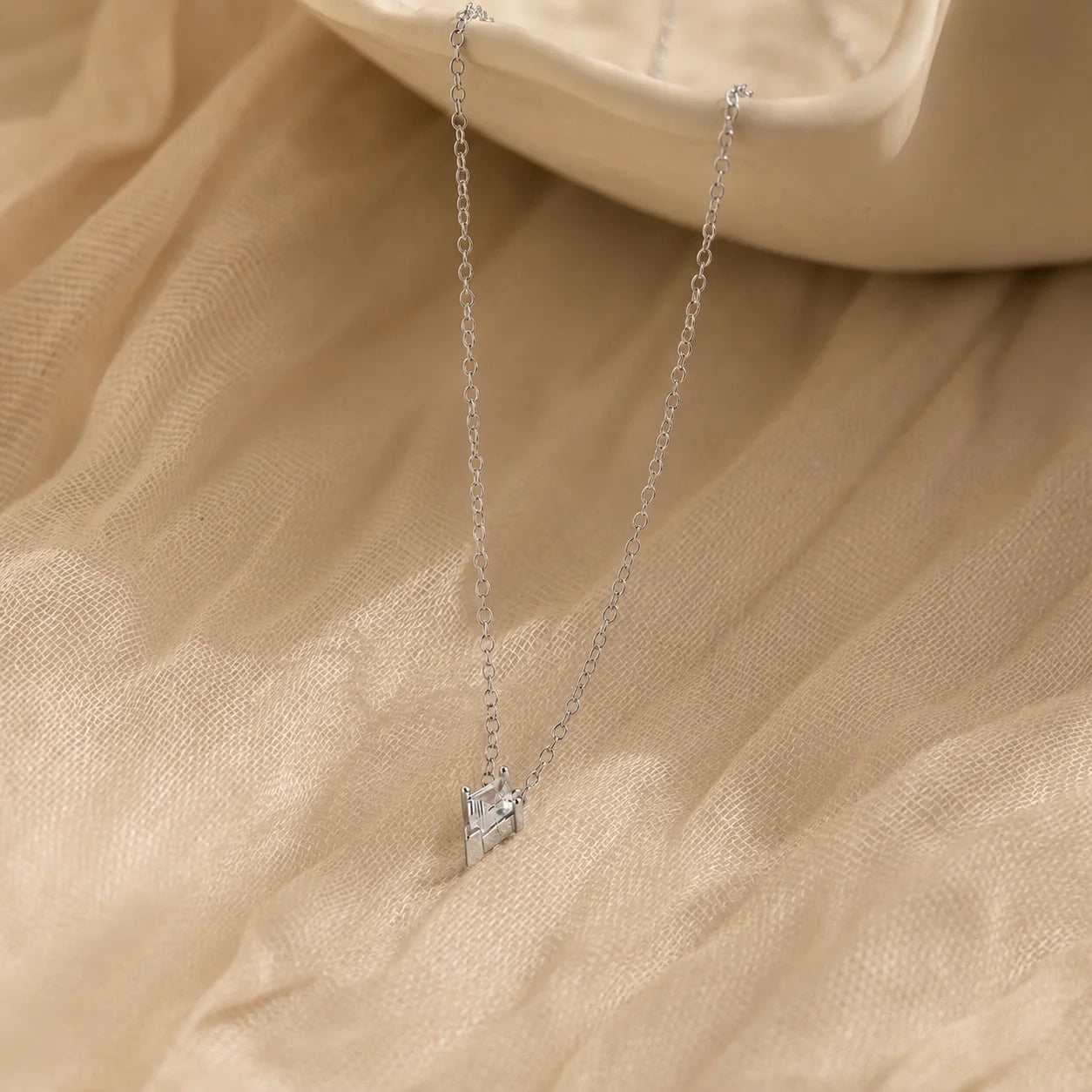 Art Deco Kite Pendant Necklace