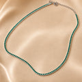 Emerald Tennis Choker Necklace