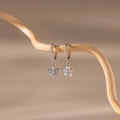 Opal Blossom Drop Huggies  Silver 18K Gold Plated