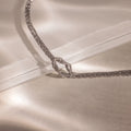 Rope Knot Chain Bracelet Silver 18K Gold Plated