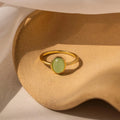 Jade Oval Ring
