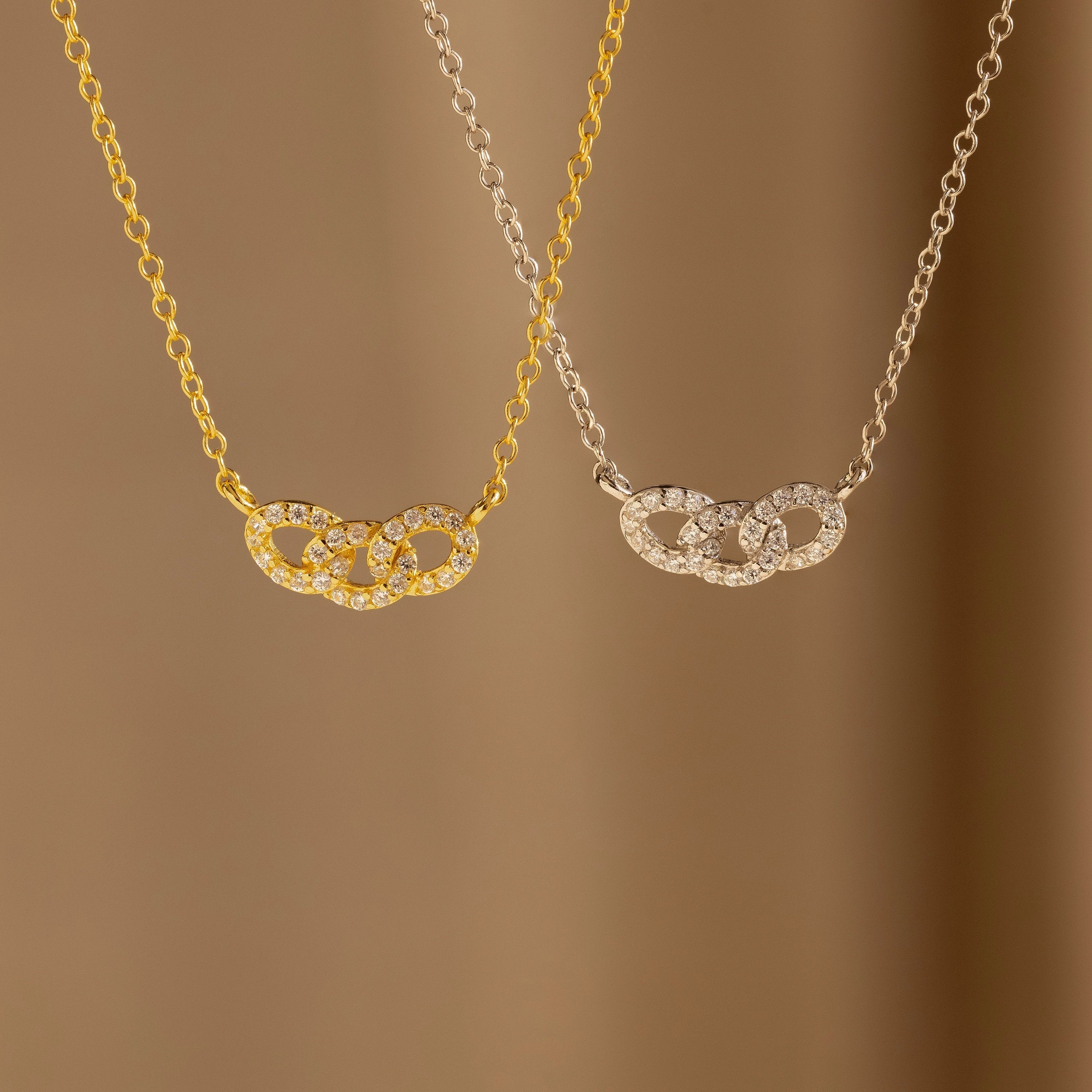 Pave Link Necklace