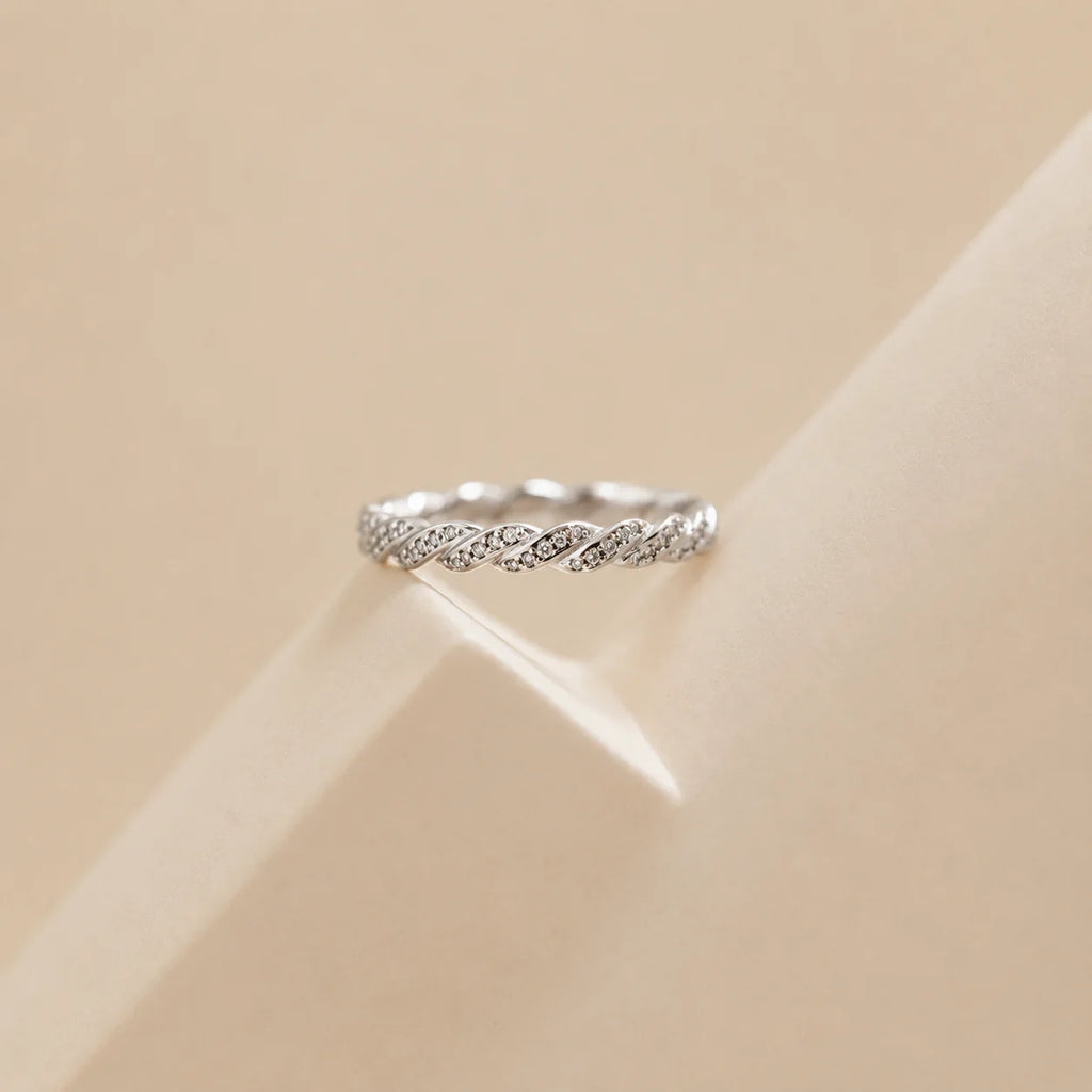 Twist Diamond Ring