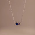 Toi et Moi Teardrop Heart Necklace  Silver 18K Gold Plated