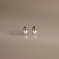 Baby Venus Flatback Studs Silver 18K Gold Plated