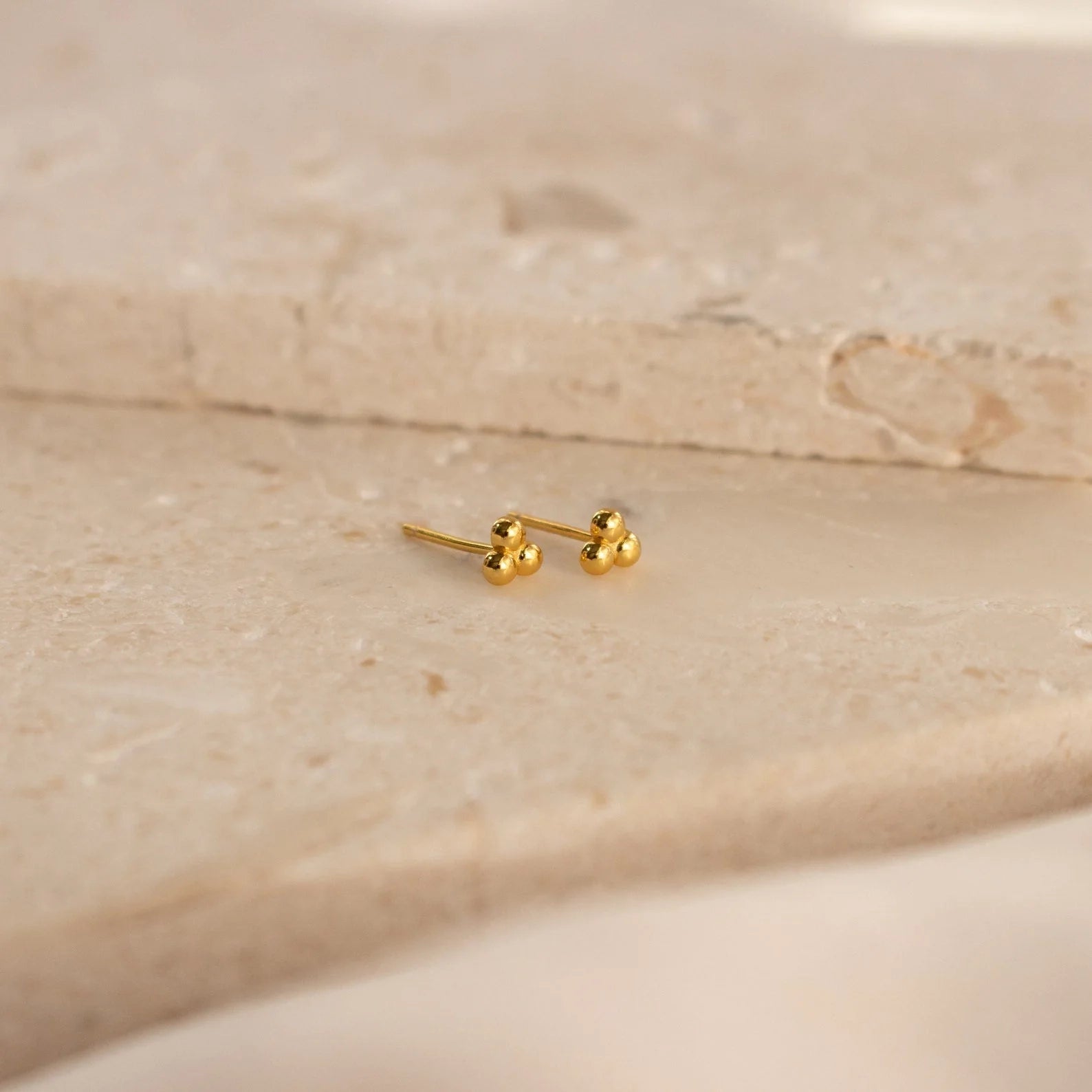 Trio Sphere Studs