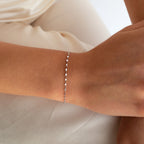 Josephine Chain Bracelet Silver 18K Gold Plated