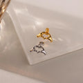 Heart Hand Charm Silver 18K Gold Plated