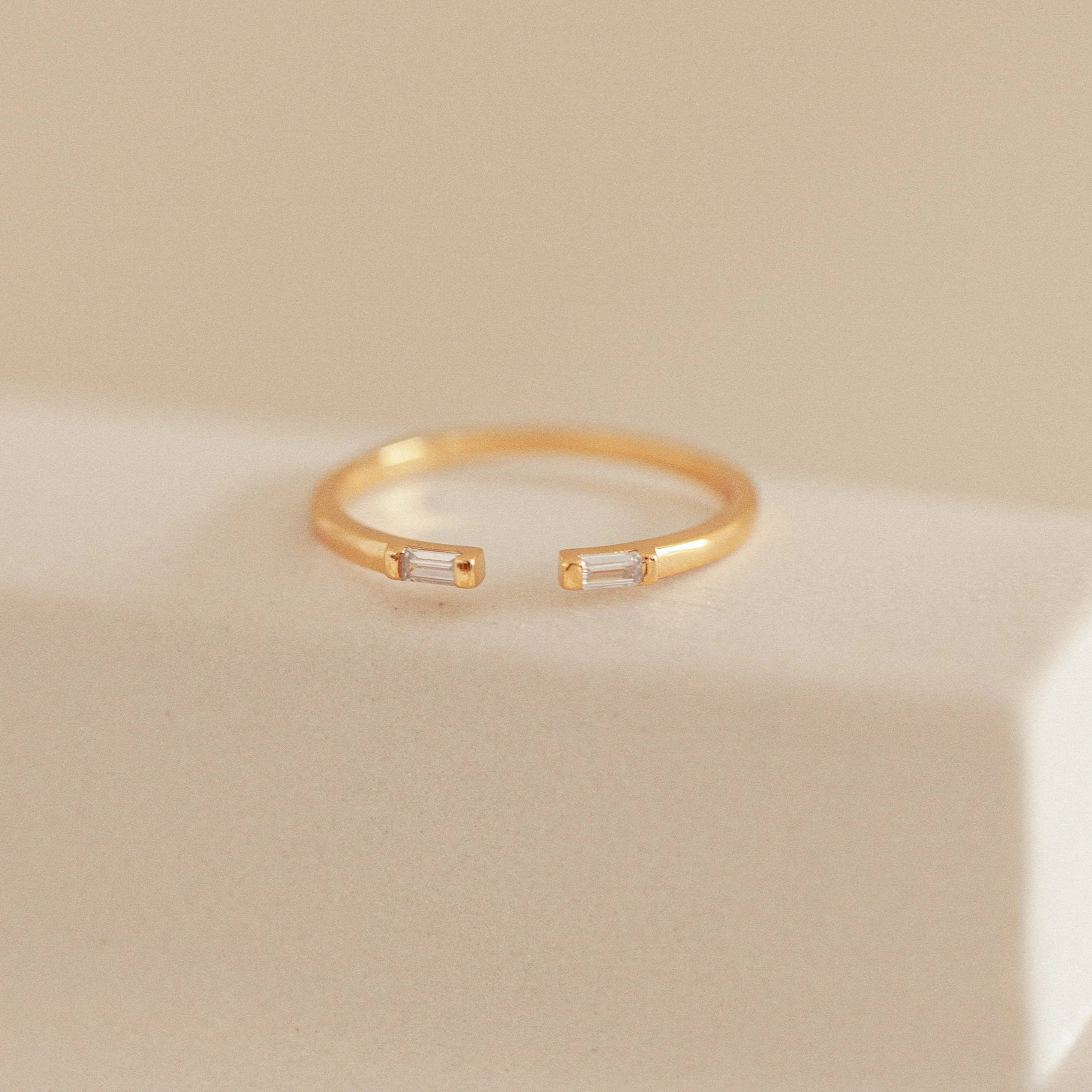 Duo Baguette Ring