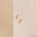 Nile Opal and Diamond Studs