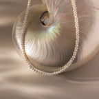 Venus Pearl Necklace  Silver 18K Gold Plated